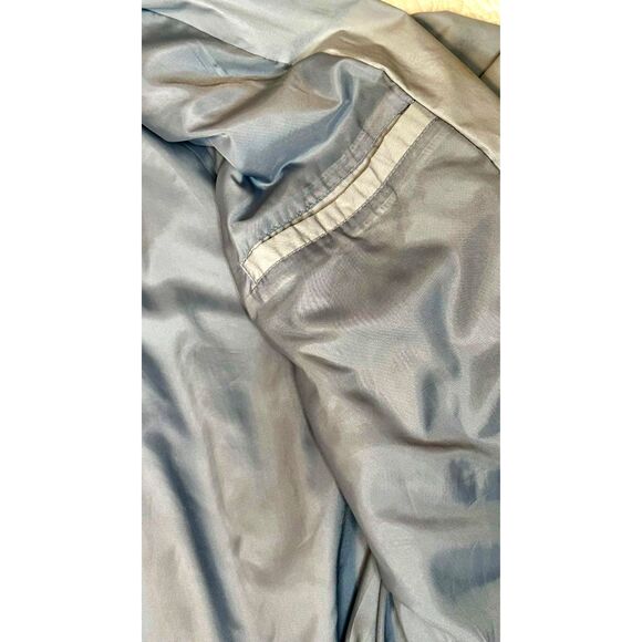 Vintage Light Gray Members Only Bomber Jacket | Size 46 | 80s Retro Icon - Picture 8 of 10